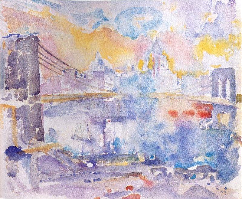 Marin, John Brooklyn Bridge china oil painting image